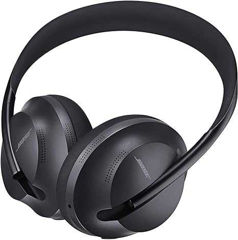 Bose Headphones 700, Noise Cancelling Bluetooth Over-Ear Wireless Headphones with Built-In Microphone for Clear Calls and Alexa Voice Control, Black
