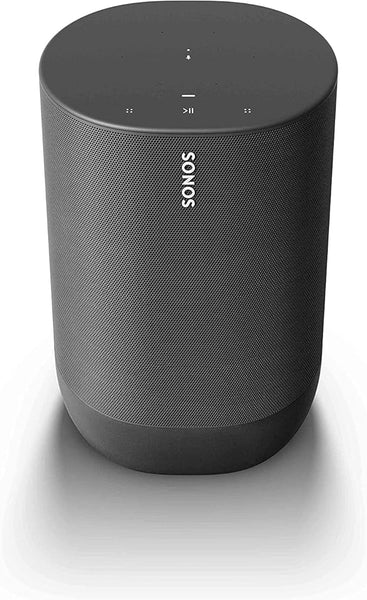 Sonos Move - Battery-Powered Smart Speaker, Wi-Fi and Bluetooth with Alexa Built-in - Black