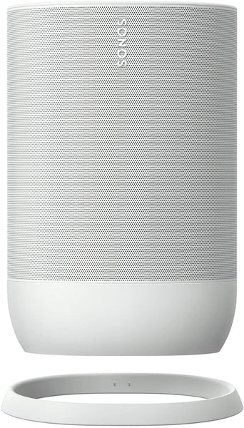 Sonos Move - Battery-Powered Smart Speaker, Wi-Fi and Bluetooth with Alexa Built-in - Lunar White
