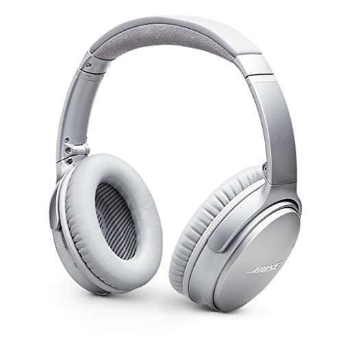  Bose QuietComfort 35 (Series II) Wireless Headphones, Noise  Cancelling - Silver (Renewed) : Electronics