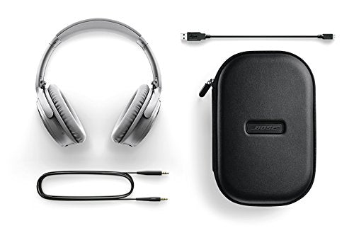 Bose QuietComfort 35 (Series I) Wireless Headphones, Noise Cancelling - Silver
