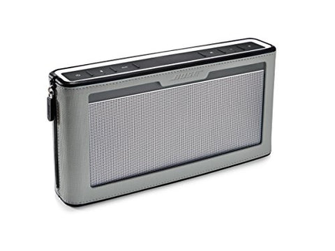 Bose SoundLink III Bluetooth Speaker with Soft Cover Bundle (Gray)