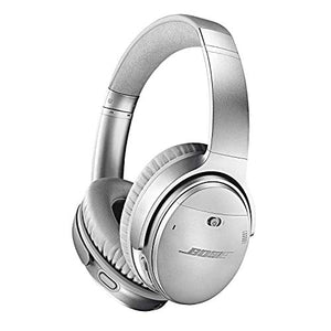 Bose QuietComfort 35 II Wireless Bluetooth Headphones, Noise-Cancelling, with Alexa Voice Control -Silver