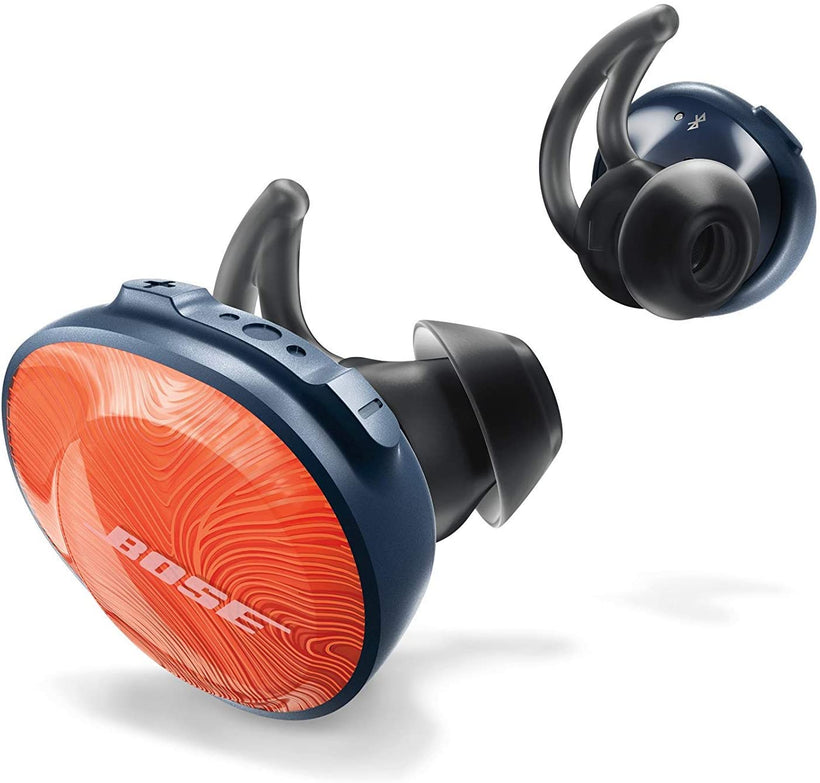 Bose SoundSport Free, True Wireless Earbuds, (Sweatproof Bluetooth Headphones for Workouts and Sports), Bright Orange