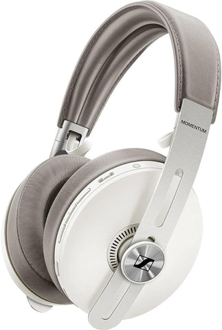 Sennheiser Momentum 3 Wireless - Active Noise Cancelling Headphones with Alexa, Auto On/Off, Smart Pause Functionality and Smart Control App - White