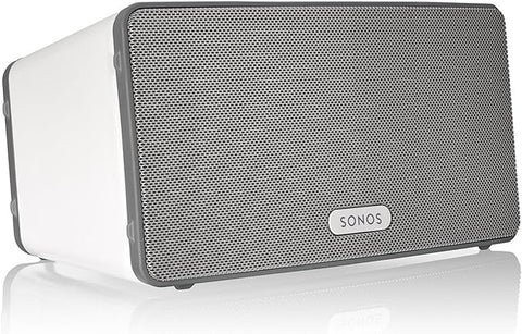 Sonos Play:3 - Mid-Sized Wireless Smart Home Speaker for Streaming Music, Amazon certified and works with Alexa. (White)