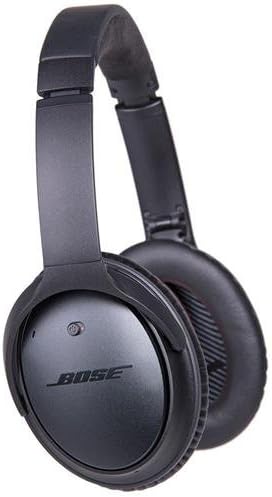 Bose QuietComfort 25 Acoustic Noise Cancelling Headphones for Apple Devices, Triple Black (Wired, 3.5mm)