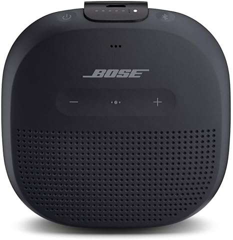 Bose SoundLink Micro Bluetooth Speaker: Small Portable Waterproof Speaker with Microphone, Black