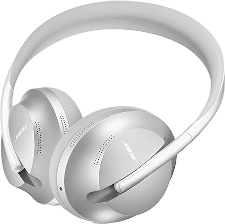 Bose Headphones 700, Noise Cancelling Bluetooth Over-Ear Wireless Headphones with Built-In Microphone for Clear Calls and Alexa Voice Control, Silver Luxe