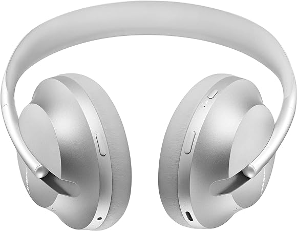 Bose Headphones 700, Noise Cancelling Bluetooth Over-Ear Wireless Headphones with Built-In Microphone for Clear Calls and Alexa Voice Control, Silver Luxe