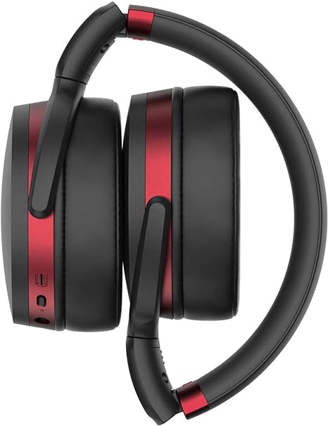 Sennheiser HD 458 BT WIRELESS HEADPHONES . BLACK AND RED shops