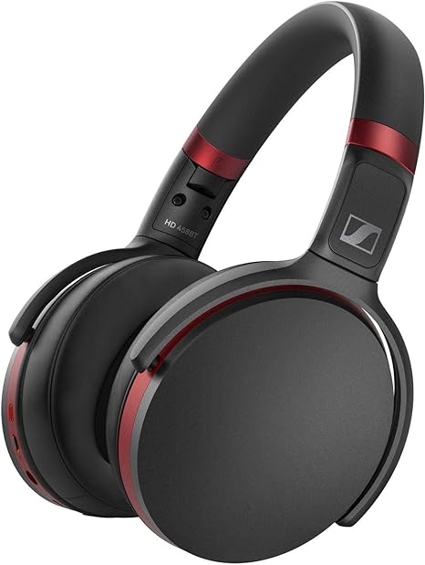 Sennheiser HD 458BT Headphones (Black/Red)