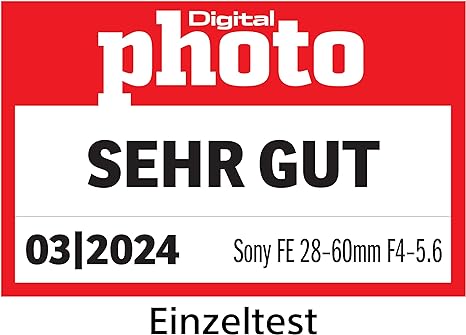 Sony Full Frame E-Mount Lens SEL2860 - The World’s Smallest & lightest* Full-Frame E-Mount Standard Zoom Lens