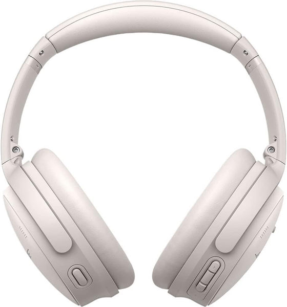 Bose QuietComfort 45 Wireless Bluetooth Noise Cancelling Headphones, Over-Ear Headphones with Microphone, Personalized Noise Cancellation and Sound, White Smoke