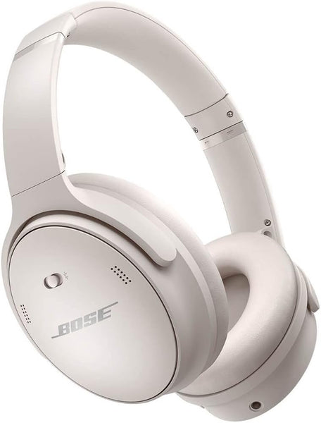 Bose QuietComfort 45 Wireless Bluetooth Noise Cancelling Headphones, Over-Ear Headphones with Microphone, Personalized Noise Cancellation and Sound, White Smoke