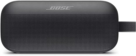 Bose SoundLink Flex Bluetooth Speaker, Portable Speaker with Microphone, Wireless Waterproof Speaker for Travel, Outdoor and Pool Use, Black