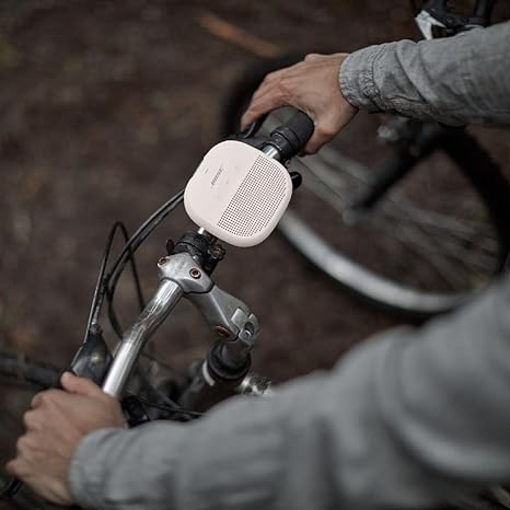 Bose SoundLink Micro Bluetooth Speaker: Small Portable Waterproof Speaker with Microphone, White Smoke