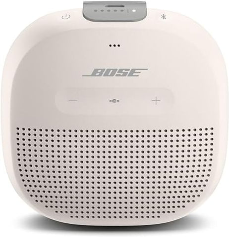 Bose SoundLink Micro Bluetooth Speaker: Small Portable Waterproof Speaker with Microphone, White Smoke