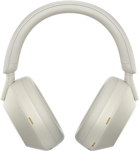 Sony WH-1000XM5S Noise Canceling Wireless Headphones - 30hr Battery Life - Over-Ear Style - Optimized for Alexa and Google Assistant - Built-in mic for Calls - Silver/Gold