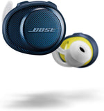 Bose SoundSport Free, True Wireless Earbuds, (Sweatproof Bluetooth Headphones for Workouts and Sports), Midnight Blue / Citron